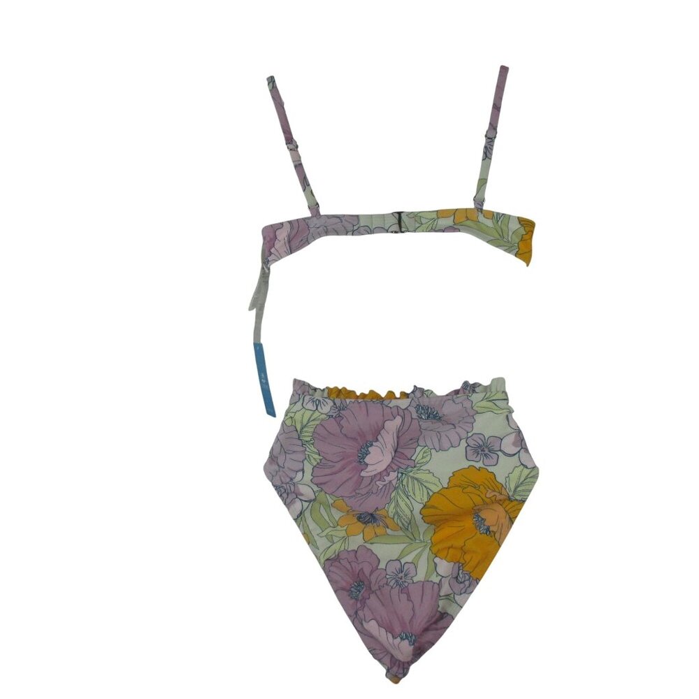 Cupshe Swimsuit 2-Piece Swim Top & High Waist Bikini Bottoms Size M NWT Beachy - Picture 7 of 9